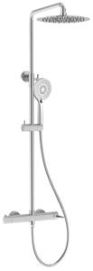 Sapho Iconic opbouw regendouche 25cm met thermostaatkraan chroom