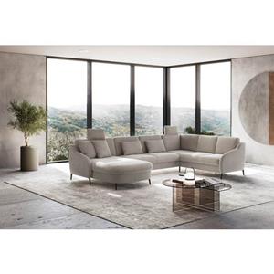 Sit&more Zithoek Soul U-model optioneel met bedfunctie en bedlade of lade