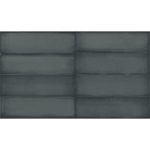 Estudio Wandtegel  Ghent Smokey Emerald Matt 6.9x24 cm 