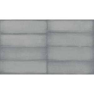 Estudio Wandtegel  Ghent Pearl Grey Matt 6.9x24 cm 