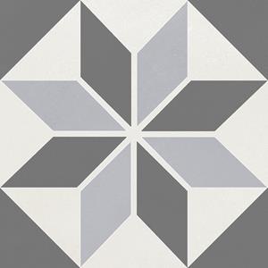 Mykonos Vloer en Wandtegel  Hydrolic Sterren 20x20 cm 