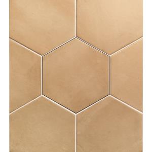 Stardos Wandtegel Clay Hexagon Straw 17.5x20.2 cm 
