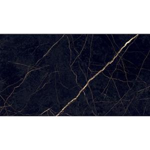 Flaviker Vloertegel  Supreme Evo 60x120 cm Marmerlook Antique 3D Zwart 