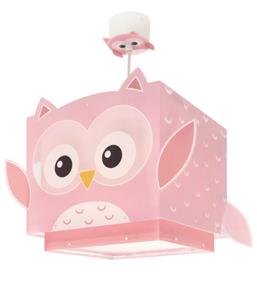 Dalber Kinderkamer hanglamp Pink Owl 64482