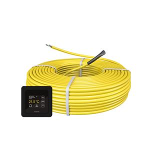 Magnum cable elektrische vloerverwarming set 500W 29.3m met WiFi thermostaat zwart 110505