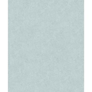 Praxis Vliesbehang Uni Met Wolkerige Textuur Licht Turquoise - Groen