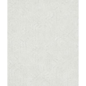 Praxis Vliesbehang Met Klassiek Grafisch Patroon Licht Zandbeige - Lila-grijs