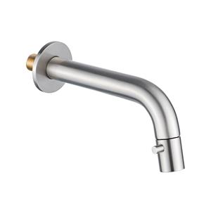 Fortifura Calvi Fonteinkraan - inbouw - uitloop 19.5cm - inkortbaar - PVD - Geborsteld RVS PVD (RVS) SW1108829