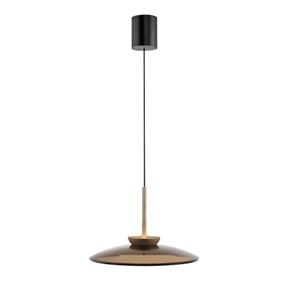 Paul Neuhaus 1-lichts hanglamp Pure E-Moon brons 2195-97