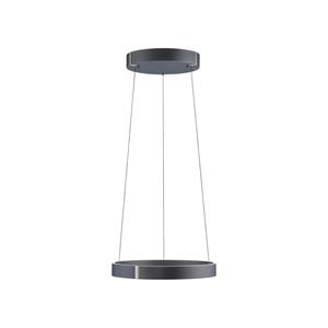 Paul Neuhaus Ronde hanglamp Pure E-Clipse grijs Ø 50cm 2560-15