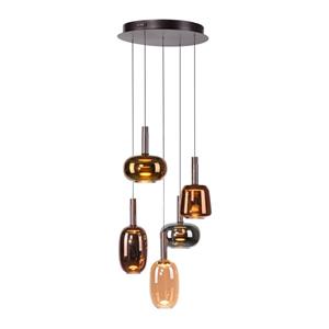Paul Neuhaus Vrolijke hanglamp Irides 6-lichts rond 2682-70