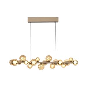 Paul Neuhaus Unieke hanglamp Pure E-Popup 18-lichts brons 2557-97