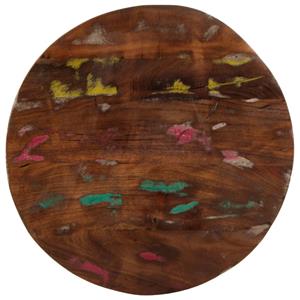 VidaXL Tafelblad rond Ø 90x3,8 cm massief gerecycled hout