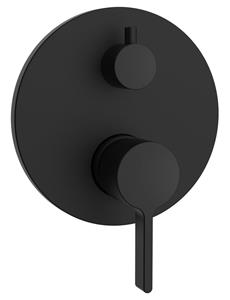 Sapho Iconic thermostatische inbouw douchekraan zwart mat