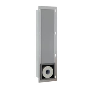 Fortifura Calvi Inbouw Reserve toiletrolhouder - Geborsteld Gunmetal PVD SW1126043/SW1126047