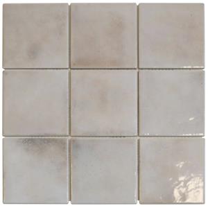 The Mosaic Factory Tegelsample:  Kasba mozaïek 10x10cm sand glans