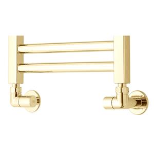 TVS Design Radiator Zij-Aansluitset TVS Ventile 150 Goud 