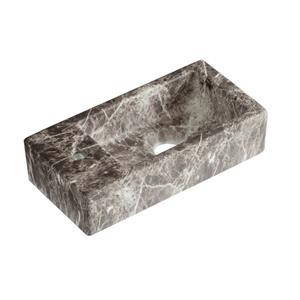 Best Design Fontein Allure 36x18x9 cm Links Marmer Bruin