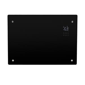Eurom Convector Verwarming  Alutherm Verre 1000W Voor in de Badkamer met Wi-Fi en Glazen Behuizing Zwart 