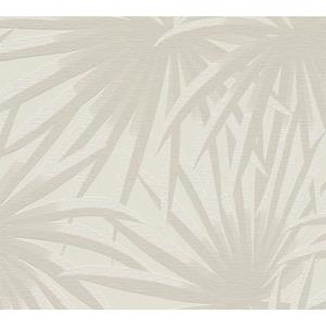 A.S. Création Vliestapete 'Casual Living' Palmenblätter creme/beige/grau 0,53 x 10,05 m