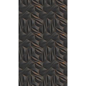 Livingwalls Behang 3d-motief Antraciet Grijs En Goud - 159 X 280 Cm - As-391791