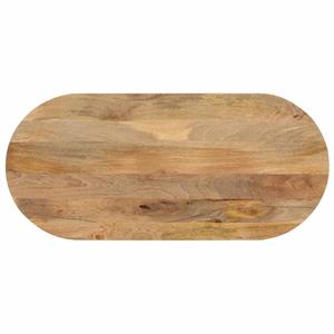 VidaXL Tafelblad ovaal 120x60x2,5 cm massief mangohout