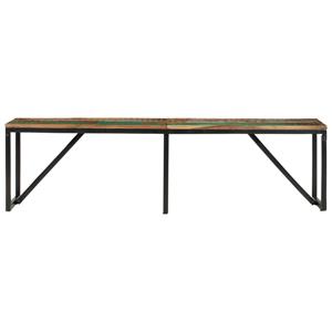 vidaXL Bankje 160x35x46 cm massief gerecycled hout