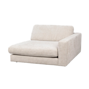 Rowico Home Duncan modulaire chaise longue lichtgrijs - rechts - 129 cm