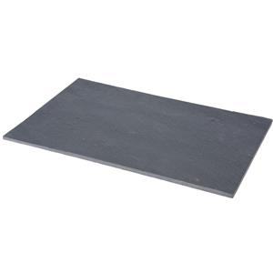 Serveerplank/ontbijt snijplank - leisteen - 30 x 20 cm -