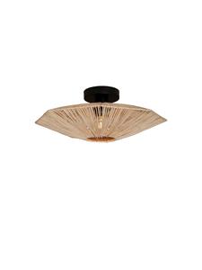 GOOD&MOJO Plafondlamp Panama Raffia, 45cm - Naturel