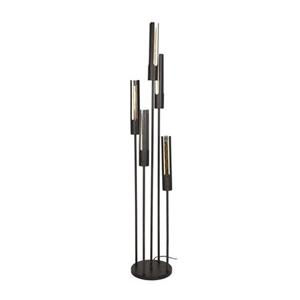 Hoyz Collection  Vloerlamp 5l Getrapt Tube - Artic Zwart