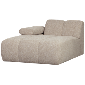 WOOOD Mojo Chaise Longue Element Links Boucle Beige Melange