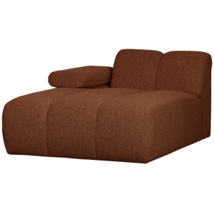 WOOOD Mojo Chaise Longue Element Links Boucle Roest Bruin Melange