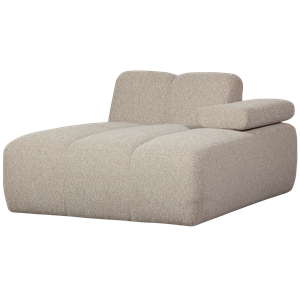 WOOOD Mojo Chaise Longue Element Rechts Boucle Beige Melange