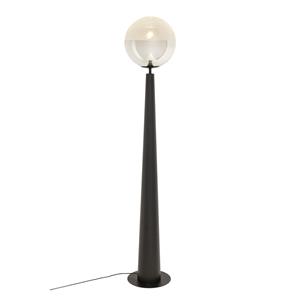 Vloerlamp Disco Bal Black 163cm