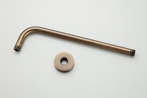 Saniclear Antique ronde douchearm 35cm voor wandmontage verouderd messing