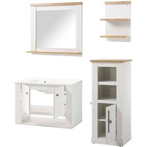 Home affaire Badkamerserie Westminster in romantische rustieke stijl, exclusief by otto (4-delig)