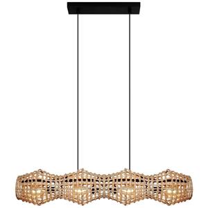 ECO-Light CAPELLA 9520 S4 RT Hanglamp E27 Rotan, Natuur