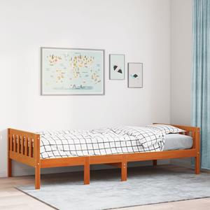 VidaXL Kinderbed zonder matras massief grenenhout wasbruin 75x190 cm