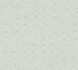AS Creation Nara - Groen - Patroon Behang - 387423