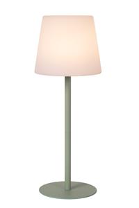 Lucide TYON - Oplaadbare Tafellamp Binnen/Buiten - Accu/Batterij - LED Dimb. - IP65 - Groen