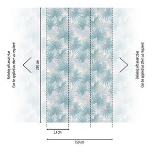 Livingwalls Metropolitan Stories. Travel Stories - Blauw - Bladeren - 391843
