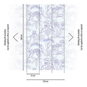 Livingwalls The Wall II - Lila - Tijger - 392031