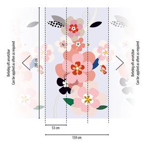 Livingwalls The Wall II - Bont - Retro - 392081
