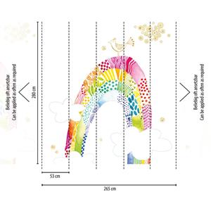 Livingwalls The Wall II - Bont - Regenbogen - 392151