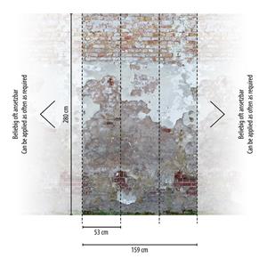 Livingwalls The Wall II - Grijs - Stenen Muur - 392341