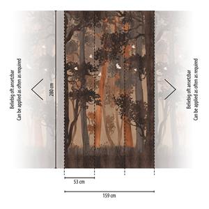 Livingwalls The Wall II - Blauw - Bomen - 392371