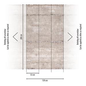 Livingwalls The Wall II - Grijs - Betonmuur - 392521