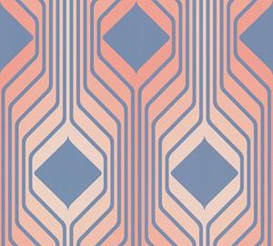AS Creation Retro Chic - Blauw - Retro - 395322