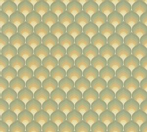 AS Creation Retro Chic - Groen - Retro - 395381